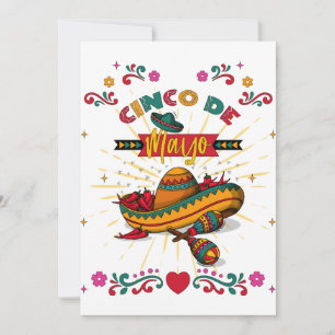 Cinco De Mayo Illustration, 2/2 Kaart