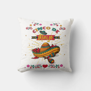 Cinco De Mayo Illustration, 2/2 Kussen