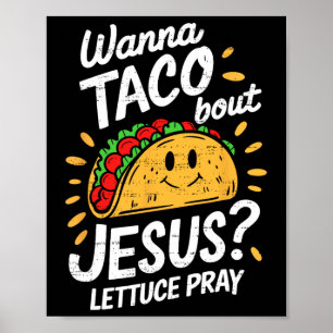 Cinco De Mayo Jezus Christelijke Mexicaanse Vierin Poster
