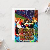 Cinco de Mayo Kaart (Voorkant / Achterkant in situ)