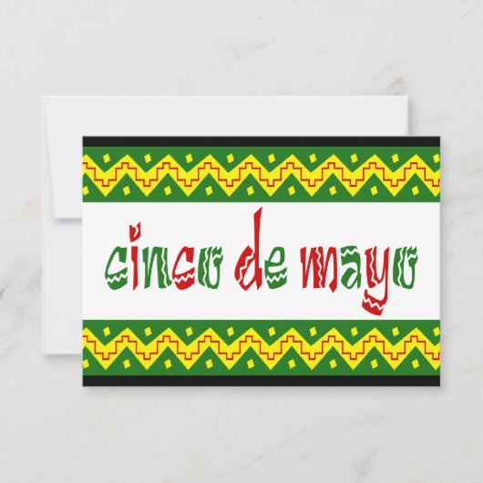 cinco de mayo kaart (Voorkant)
