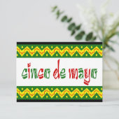 cinco de mayo kaart (Staand voorkant)