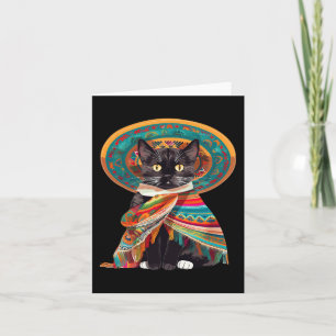 Cinco de Mayo kattenontwerp voor vrouwen Kaart
