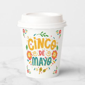 Cinco de Mayo Koffiekop Feestelijke Mexicaanse Fie Papieren Bekers