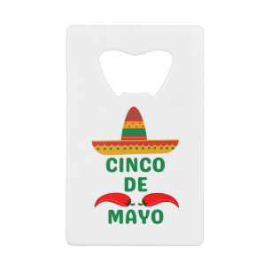 Cinco De Mayo Kredietkaart Flessenopener