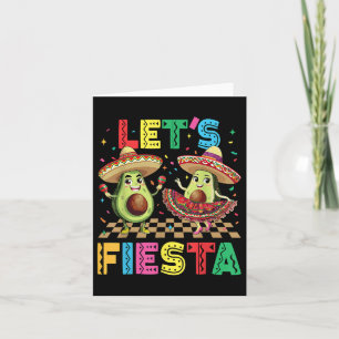 Cinco de Mayo laat Fiesta Mexicaanse grappige avoc Kaart