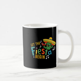 Cinco de mayo laat het feest beginnen grappige mex koffiemok