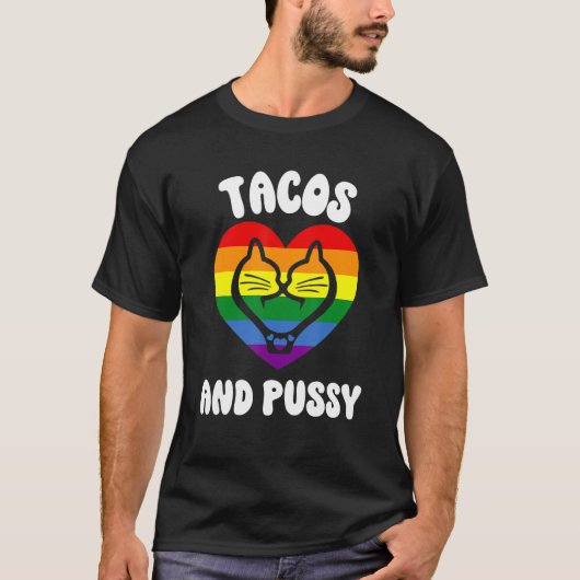 Cinco De Mayo Lesbian Pride Stuff Gay Pride Cats A T-shirt (Voorkant)