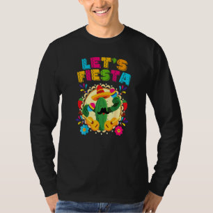 Cinco De Mayo Let's Fiesta Cactus Sombrero Pet T-shirt