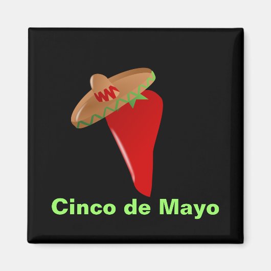 Cinco de Mayo Magneet (Voorkant)