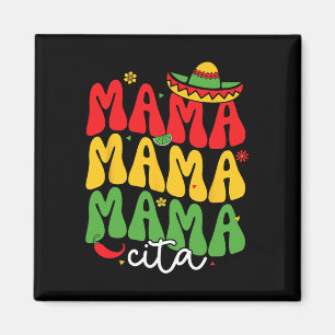 Cinco De Mayo Mamacita Mexicaanse Moeder Mama Moed Magneet