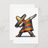 Cinco de Mayo Man Bedankkaart (Voorkant / Achterkant)