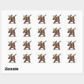 Cinco de Mayo Man Vierkante Sticker (Vel)