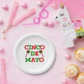 Cinco De Mayo Maracas Papieren Bordje (Feest)