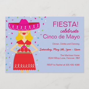 Cinco de Mayo Margarita Uitnodigingen