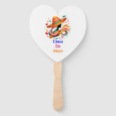 Cinco de mayo mariachi - Mexicaanse trots Handwaaier (Achterkant)