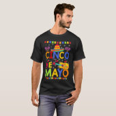 Cinco de Mayo Meico Guitar Funny1 T-shirt (Voorkant volledig)