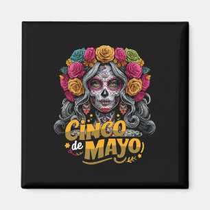 Cinco De Mayo Meisje Mexicaans Feest 5 De Mayo 1 Magneet