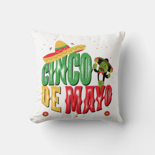 Cinco de Mayo met Pet Cactus Funny Cinco de Mayo Kussen