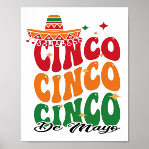 Cinco De Mayo Mexicaans Fiesta 5 De Mayo Mannen W Poster