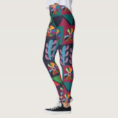 Cinco De Mayo Mexicaans Kunstpatroon Leggings (Links)