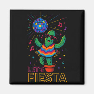 Cinco de mayo Mexicaanse cactus feest grappig laat Magneet