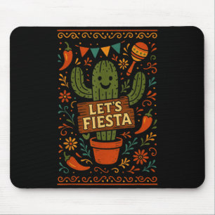Cinco de mayo Mexicaanse cactus feest grappig late Muismat
