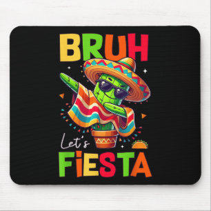 Cinco de Mayo Mexicaanse Cactus Grappig Laat Fiest Muismat