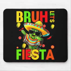 Cinco de mayo Mexicaanse cactus grappig laten we f Muismat