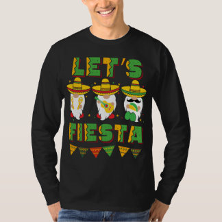 Cinco De Mayo Mexicaanse Gnomen Lets Fiesta T-shirt