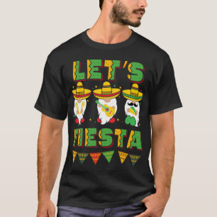 Cinco De Mayo Mexicaanse Gnomen Lets Fiesta T-shirt