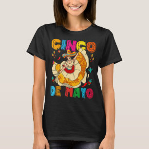 Cinco De Mayo Mexicaanse meisje dansen Jarabe Tapa T-shirt