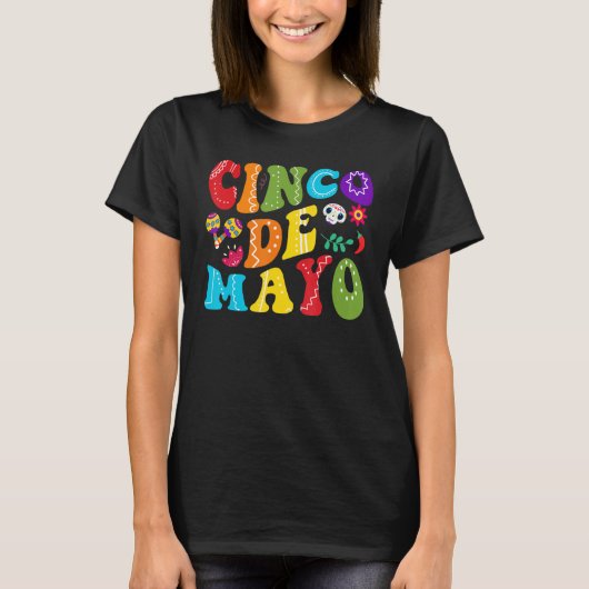 Cinco De Mayo Mexican Fiesta 5 De Mayo Women Men T-shirt (Voorkant)