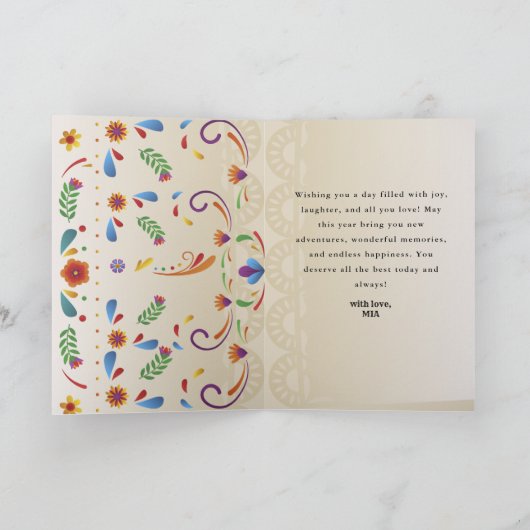 Cinco de Mayo Mexican Fiesta Dode schedel Custom Bedankkaart (Binnen)