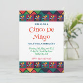 Cinco De Mayo Mexican Fiesta Party Kaart (Staand voorkant)