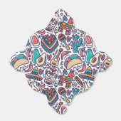 Cinco De Mayo Mexican Fiesta Seamless Pattern Bedankdoosjes (Uitgevouwen)