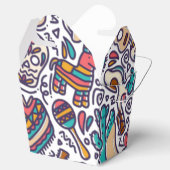 Cinco De Mayo Mexican Fiesta Seamless Pattern Bedankdoosjes (Geopend)