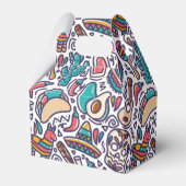 Cinco De Mayo Mexican Fiesta Seamless Pattern Bedankdoosjes (Voorkant Zijde)