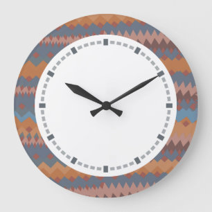 Cinco de Mayo Mexican ZigZag Southwestern Colors Grote Klok