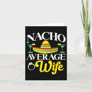 Cinco de Mayo Nacho Gemiddelde Vrouw Mexicaanse Fi Kaart