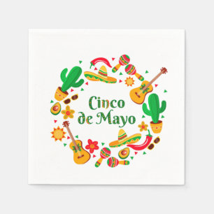 Cinco De Mayo Napkins Servet