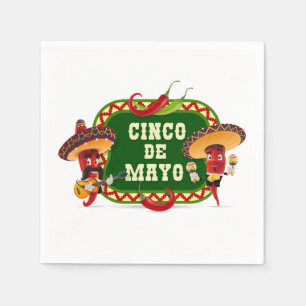 Cinco De Mayo Napkins Servet