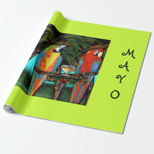CINCO DE MAYO PAPEGAAIEN CADEAUPAPIER