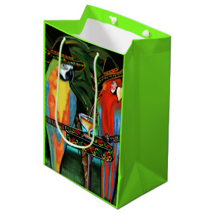 CINCO DE MAYO PAPEGAAIEN MEDIUM CADEAUZAKJE