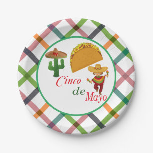 Cinco de Mayo Papieren Bordje