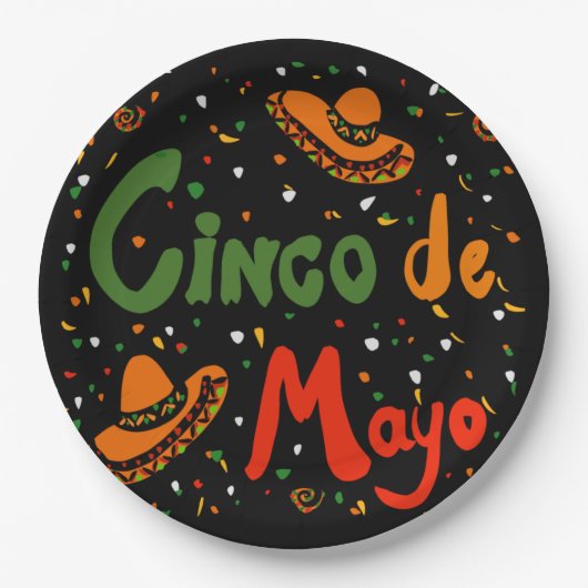 CINCO DE MAYO PAPIEREN BORDJE (Voorkant)