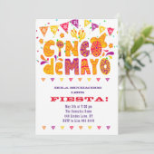 Cinco de Mayo Party Uitnodigingen (Staand voorkant)