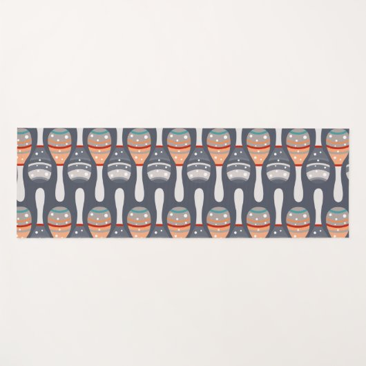 Cinco De Mayo Pattern Yogamat (Voorkant (horizontaal))