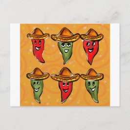 Cinco de Mayo Peppers Briefkaart