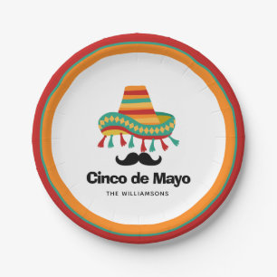 Cinco de Mayo Personalized Papieren Bordje